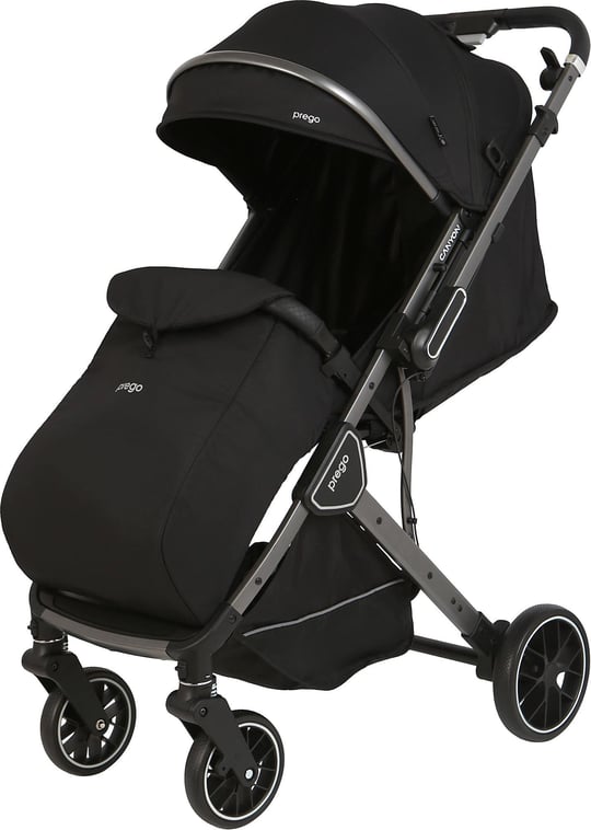 Prego Canyon Koldan Çift Yönlü Kabin Boy Bebek Arabası Siyah 2430