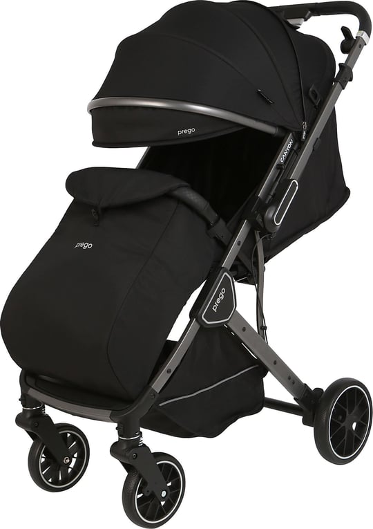 Prego Canyon Koldan Çift Yönlü Kabin Boy Bebek Arabası Siyah 2430