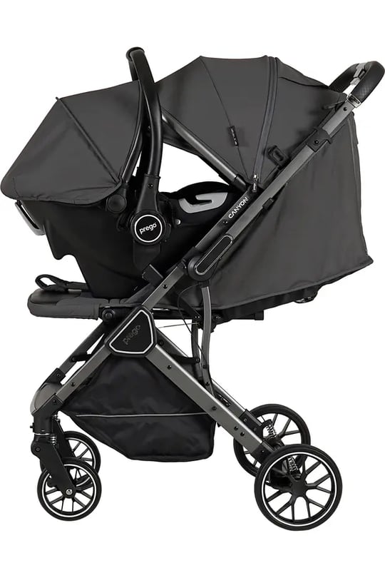 Prego Canyon Travel Sistem Çift Yönlü Bebek Arabası Gri