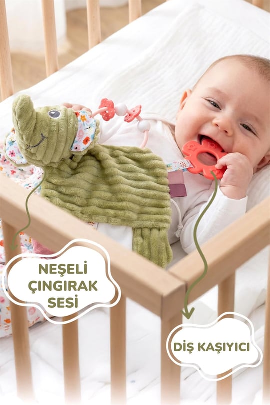 Prego Çıngıraklı Aktivite Oyuncakları Fil P210645