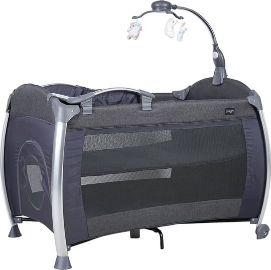 Prego Elegance Dönenceli Oyun Parkı Gri 8060