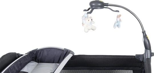 Prego Elegance Dönenceli Oyun Parkı Gri 8060