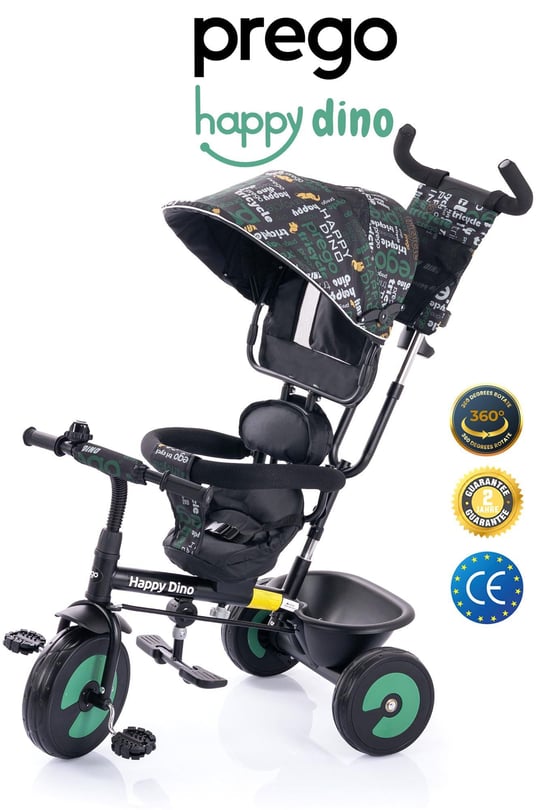 Prego Happy Dino Çocuk Bisikleti T307 Yeşil