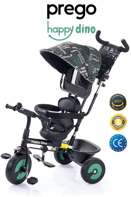 Prego Happy Dino Çocuk Bisikleti T307 Yeşil
