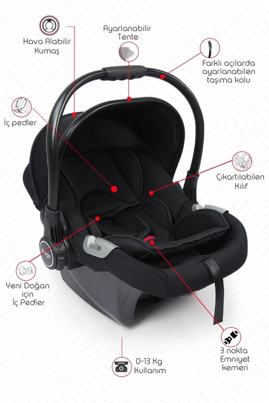 Prego İbiza Pro Oto Koltuğu