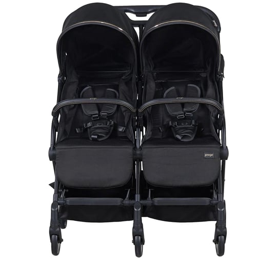 Prego London İkiz Bebek Arabası Siyah 2236