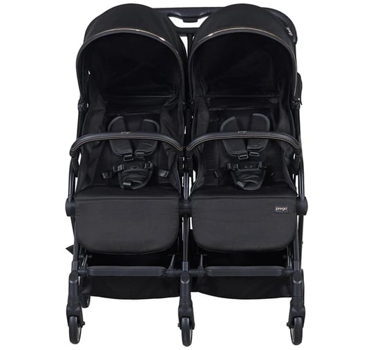 Prego London İkiz Bebek Arabası Siyah 2236
