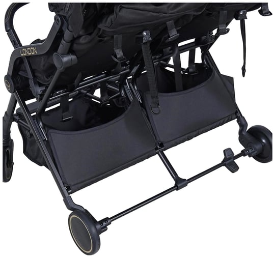 Prego London İkiz Bebek Arabası Siyah 2236