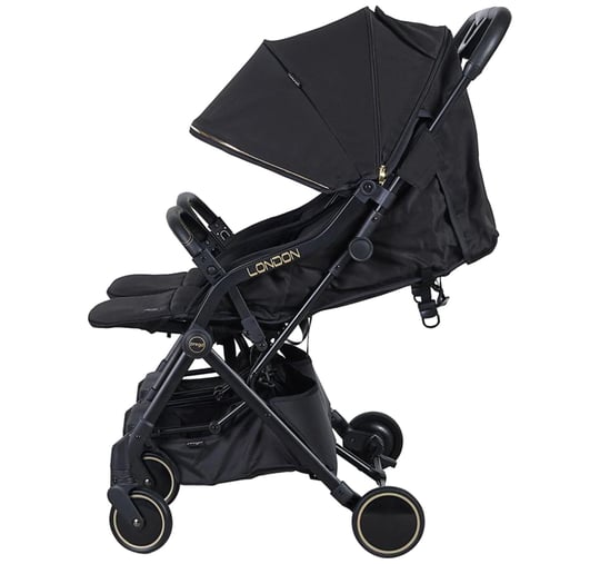 Prego London İkiz Bebek Arabası Siyah 2236