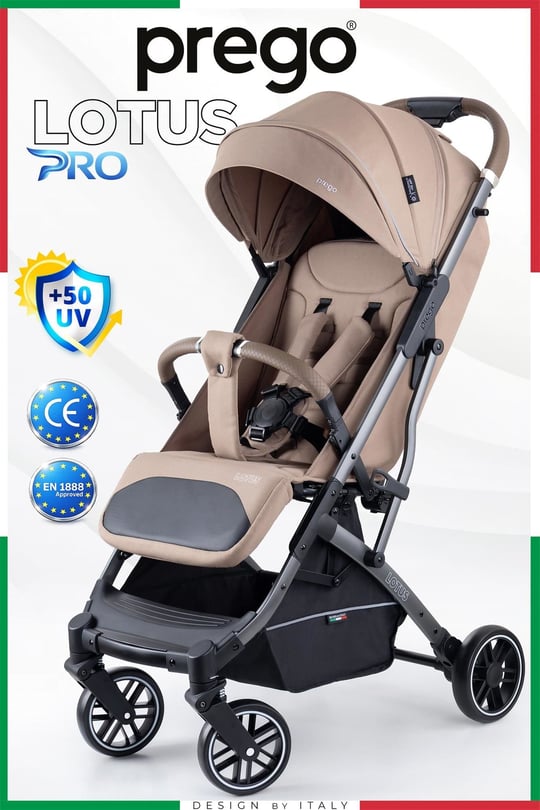 Prego Lotus Pro Kabin Boy Bebek Arabası Kahve 2453