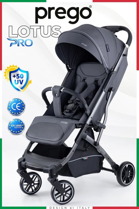 Prego Lotus Pro Kabin Boy Bebek Arabası Füme 2453