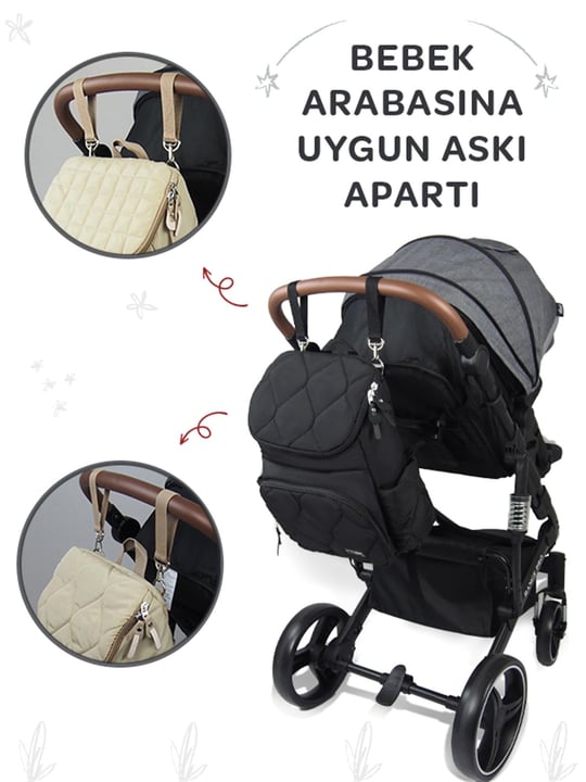 Prego Montana Bebek Bakım Çantası Siyah 3084
