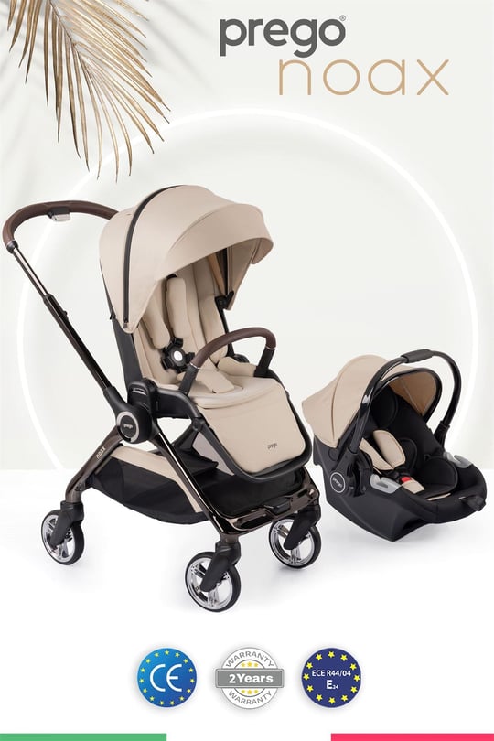 Prego Noax Travel Bebek Arabası Bej 2083