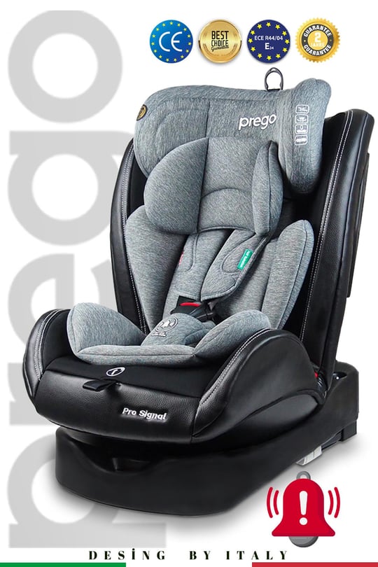Prego Profix 360 Derece Dönebilen 0-36 Kg İsofixli Oto Koltuğu 0-36 Kg Gri 4083