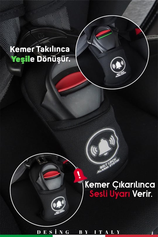 Prego Profix Pro Signal 360 Derece Dönebilen 0-36 Kg Isofixli Oto Koltuğu Siyah 4093