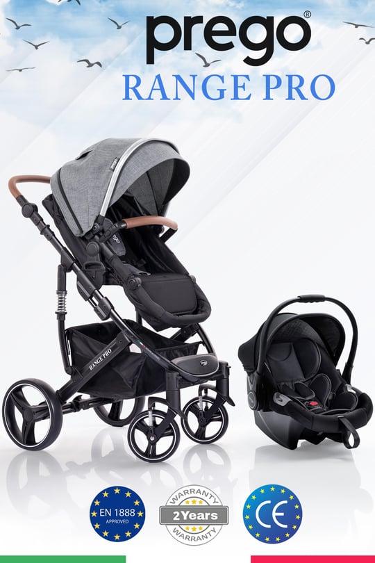 Prego Range Pro Travel Sistem Bebek Arabası 2096 Gri