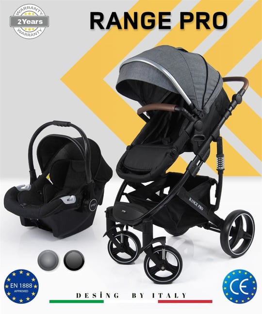Prego Range Pro Travel Sistem Bebek Arabası 2096 Gri