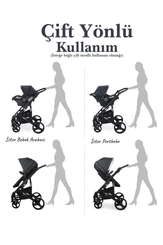 Prego Range Travel Sistem Bebek Arabası 2093 Siyah