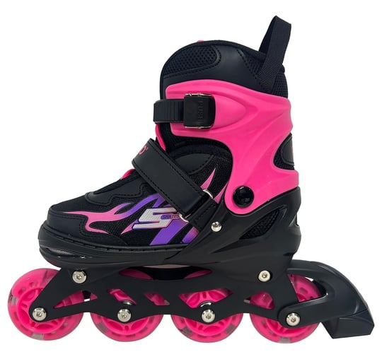 Prego Sky Işıklı Ayarlanabilir Paten Pembe TE-281X