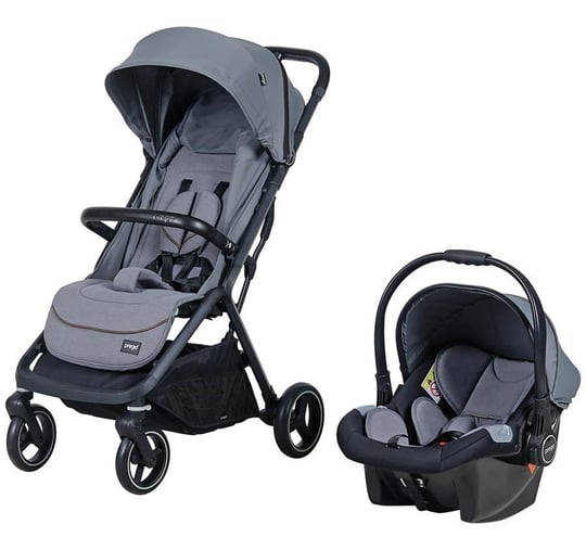 Prego Smart Fold Travel Bebek Arabası Gri