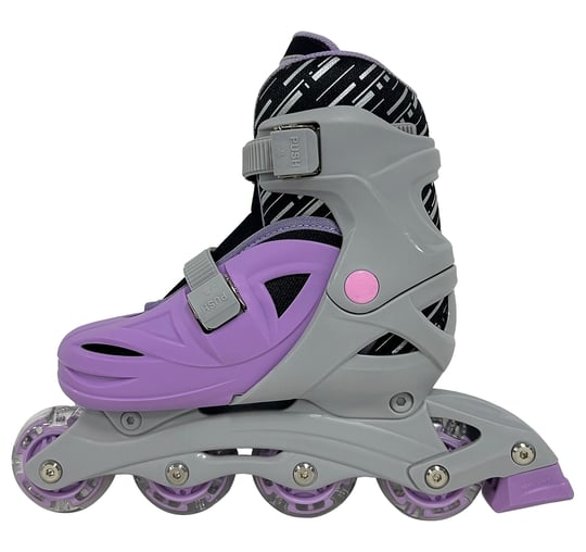Prego Star Işıklı Ayarlanabilir Paten Lila TE-201