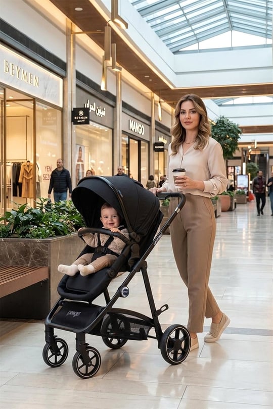 Prego Stein Portbebeli Travel Bebek Arabası Siyah 2097
