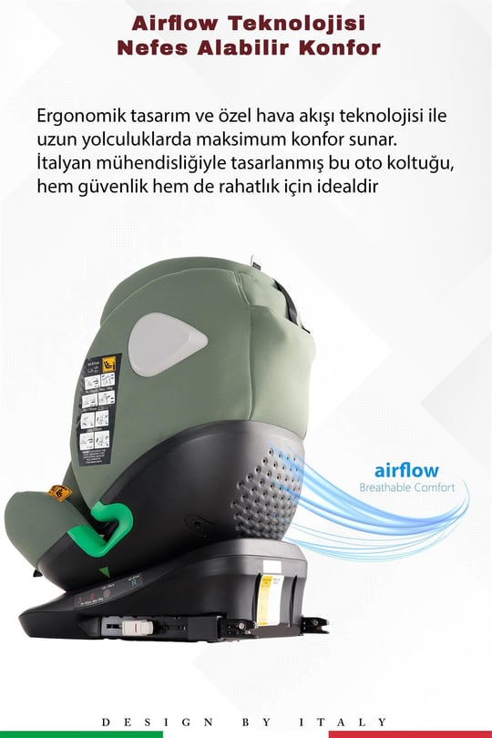Prego Tronfix Isize Oto Koltuğu Yeşil Q9004