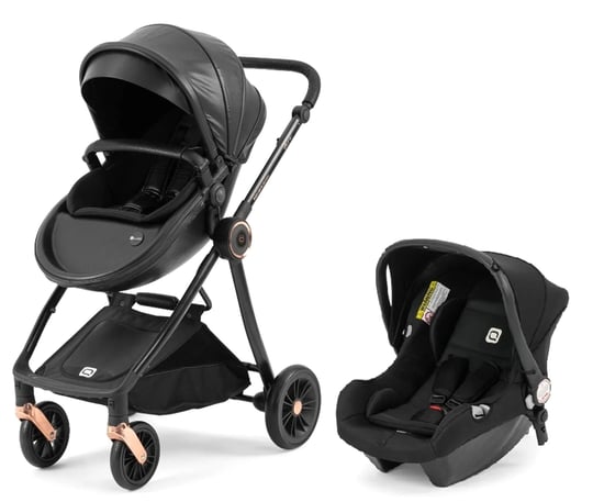 Quard Aura Trio Travel Sistem Bebek Arabası Siyah