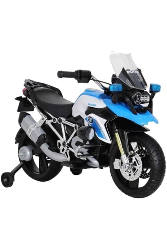 Rollplay Bmw R1200 Gs Polis Akülü Motor Mavi W348BE 