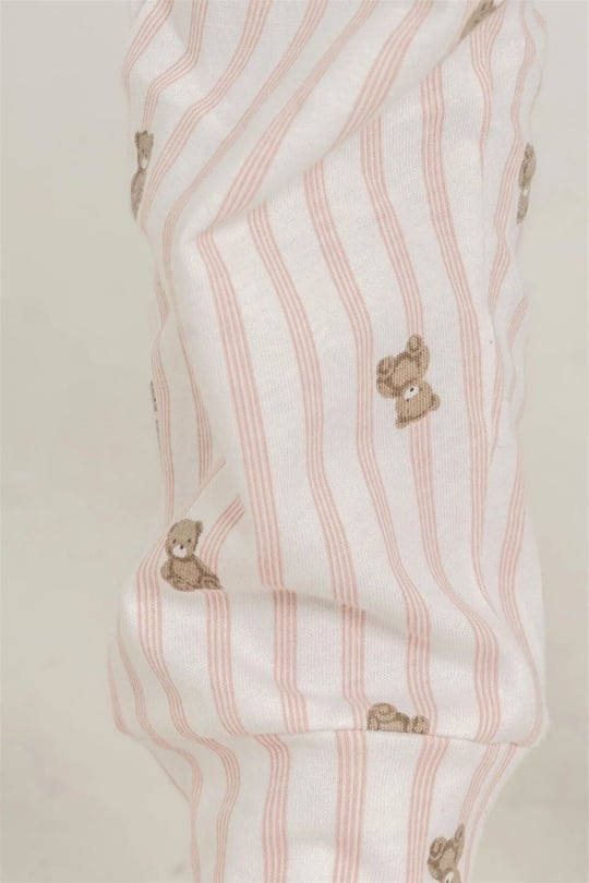 RolyPoly Kız Çocuk Baskılı Pijama Takımı Pembe RP3911-3