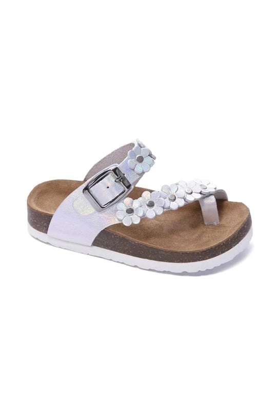 Sanbe Kız Çocuk 512 V 2011 Deri Sandalet Hologram 23Y0040