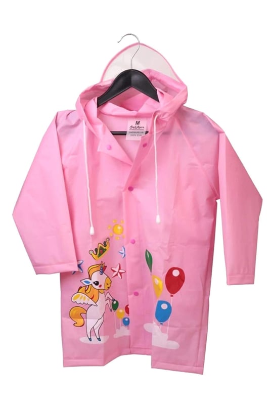 Sanbe Kız Çocuk Yağmurluk Pembe 905 Y 7001 