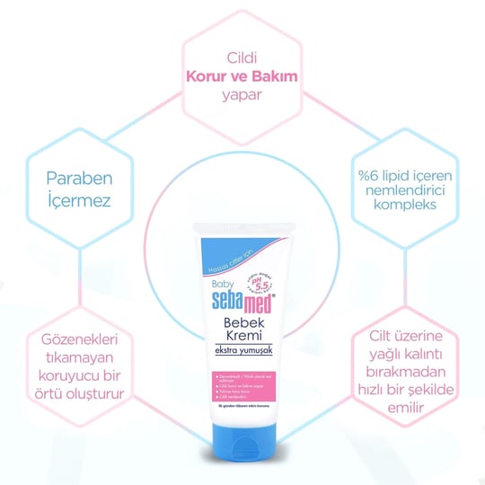 Sebamed Ekstra Yumuşak Bebek Kremi 200 ml