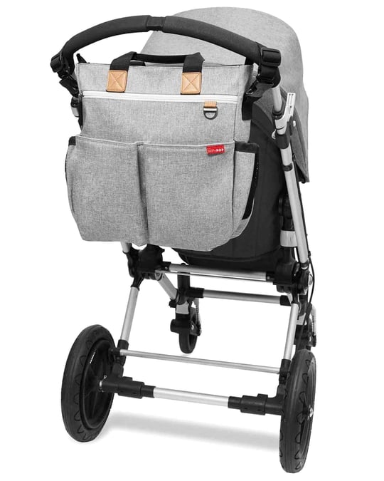 Skip Hop Duo Orjinal Bebek Bakım Çantası Gri Melanj 200326