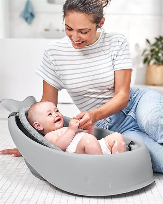 Skip Hop Moby 3'ü 1 Arada Akıllı Küvet Gri 235060