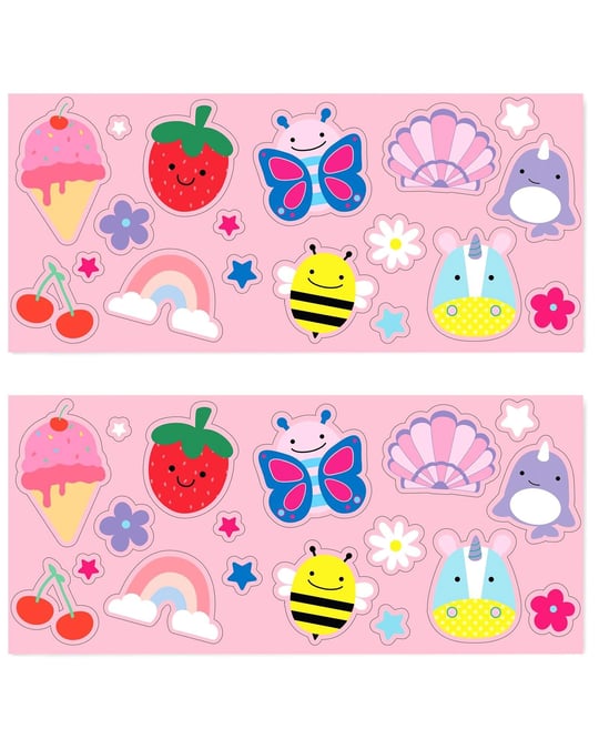 Skip Hop Spark Style Paslanmaz Çelik Stickerlı Suluk Pembe 9Q361110