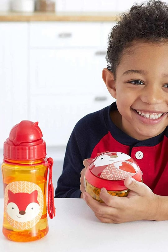 Skip Hop Zoo Beslenme Seti Tilki Pipetli Suluk - Çerez Kabı