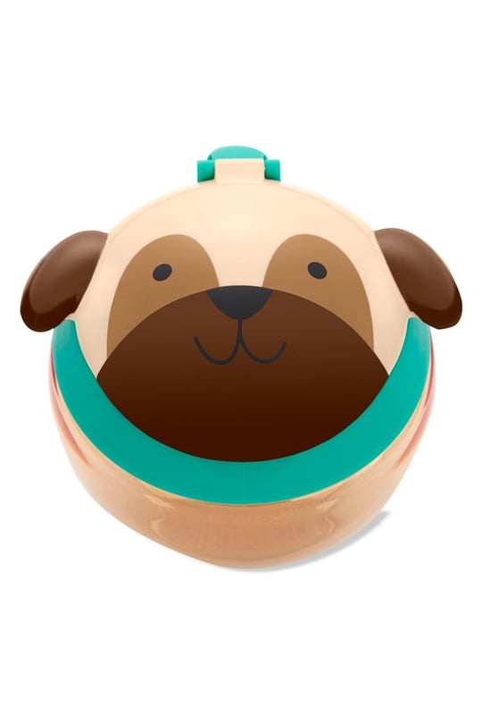 Skip Hop Zoo Çatal Kaşık - Çerez Kabı Pug Seti