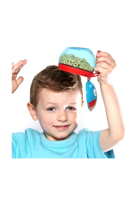 Skip Hop Zoo Paslanmaz Çelik Termos - Çerez Kabı Baykuş Set
