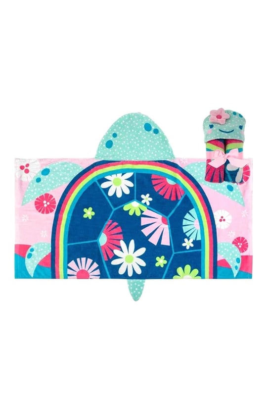 Stephen Joseph Kız Çocuk Plaj Havlusu Kaplumbağa Renkli SJ100490B