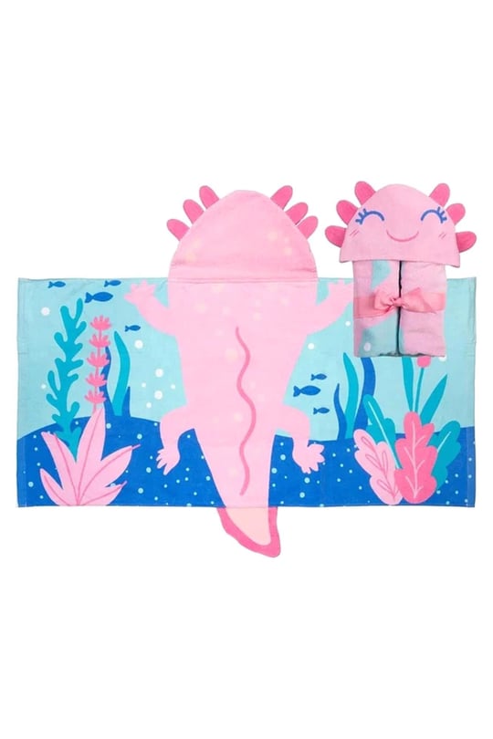 Stephen Joseph Kız Çocuk Plaj Havlusu Axolotl Pembe SJ100483