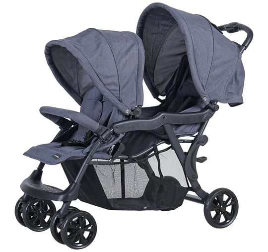 Sunny Baby Arwen İkiz Bebek Arabası Füme 9032