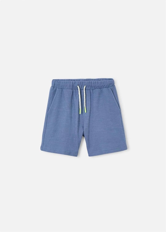 The Boston Kids Erkek Çocuk Basic Bermuda Şort Mavi 6223