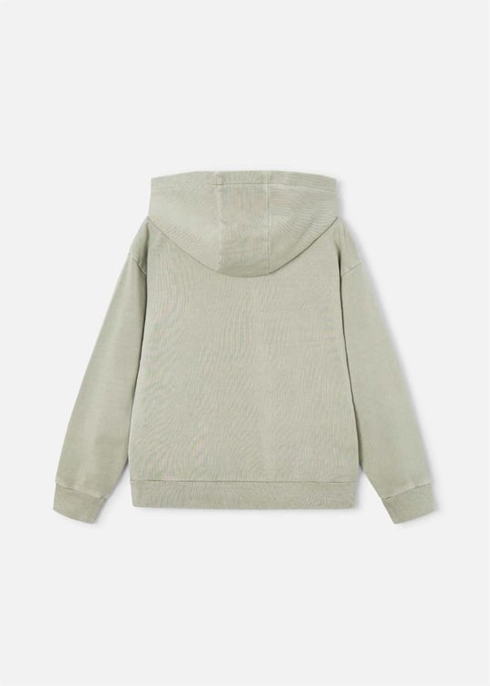 The Boston Kids Erkek Çocuk Kapüşonlu Sweatshirt Yeşil 6424