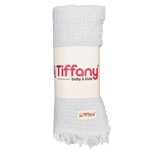 Tiffany Baby 4 Kat Müslin Bebek Battaniyesi 120*120 Gri 80080