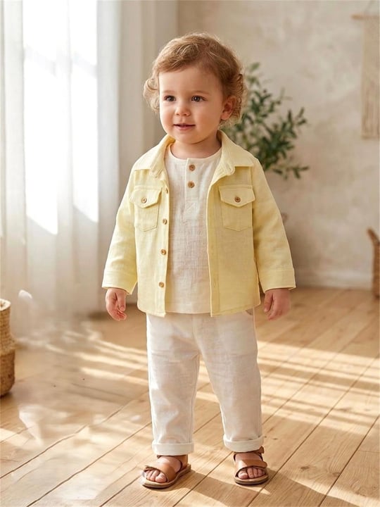 Tiffany Baby Bebek Linen Breeze Theme Pantolon Beyaz 52031
