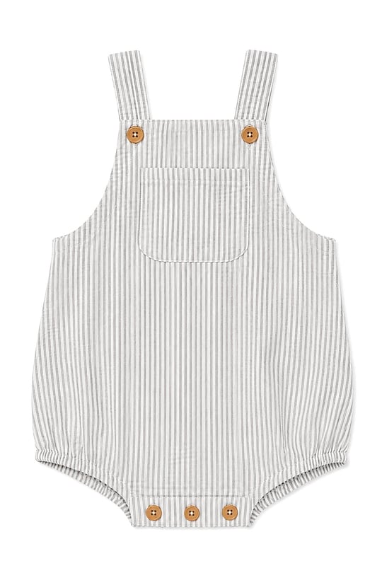 Tiffany Baby Bebek Lycra Theme Müslin Salopet Tulum Gri 27003