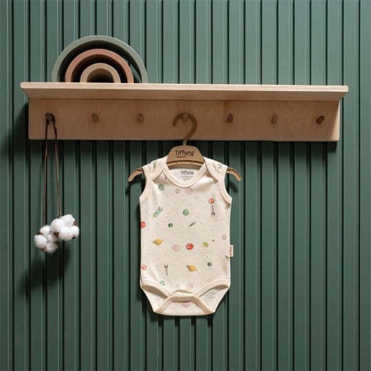 Tiffany Baby Bebek Organik Space Theme Atlet Badi Ekru 44009