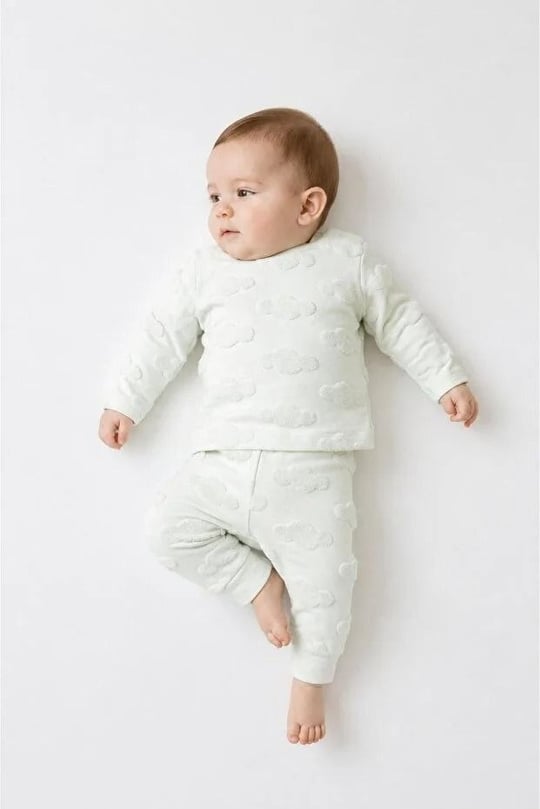 Tiffany Baby Bebek Puffy Love Theme Alt Üst Takım Yeşil 32012