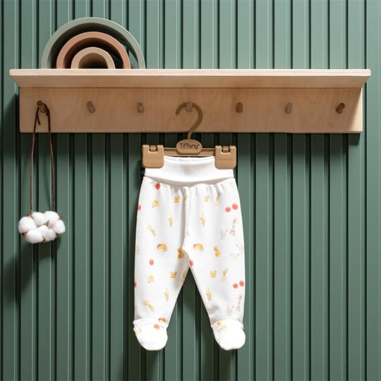 Tiffany Baby Kız Bebek Organik Theme Strawberry Patikli Alt Ekru 45007